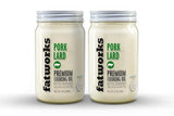 Fatworks Premium Pasture Raised Lard. The Original Non-Hydrogenated Pasture-Raised Lard crafted for Traditional, Keto, and Paleo Chefs. Artisanally