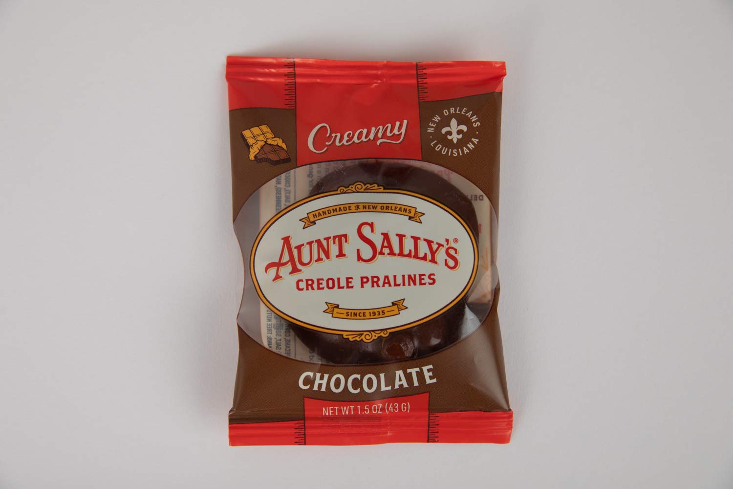 Aunt Sally's Creamy Triple Chocolate Pecan Pralines, Box of 12