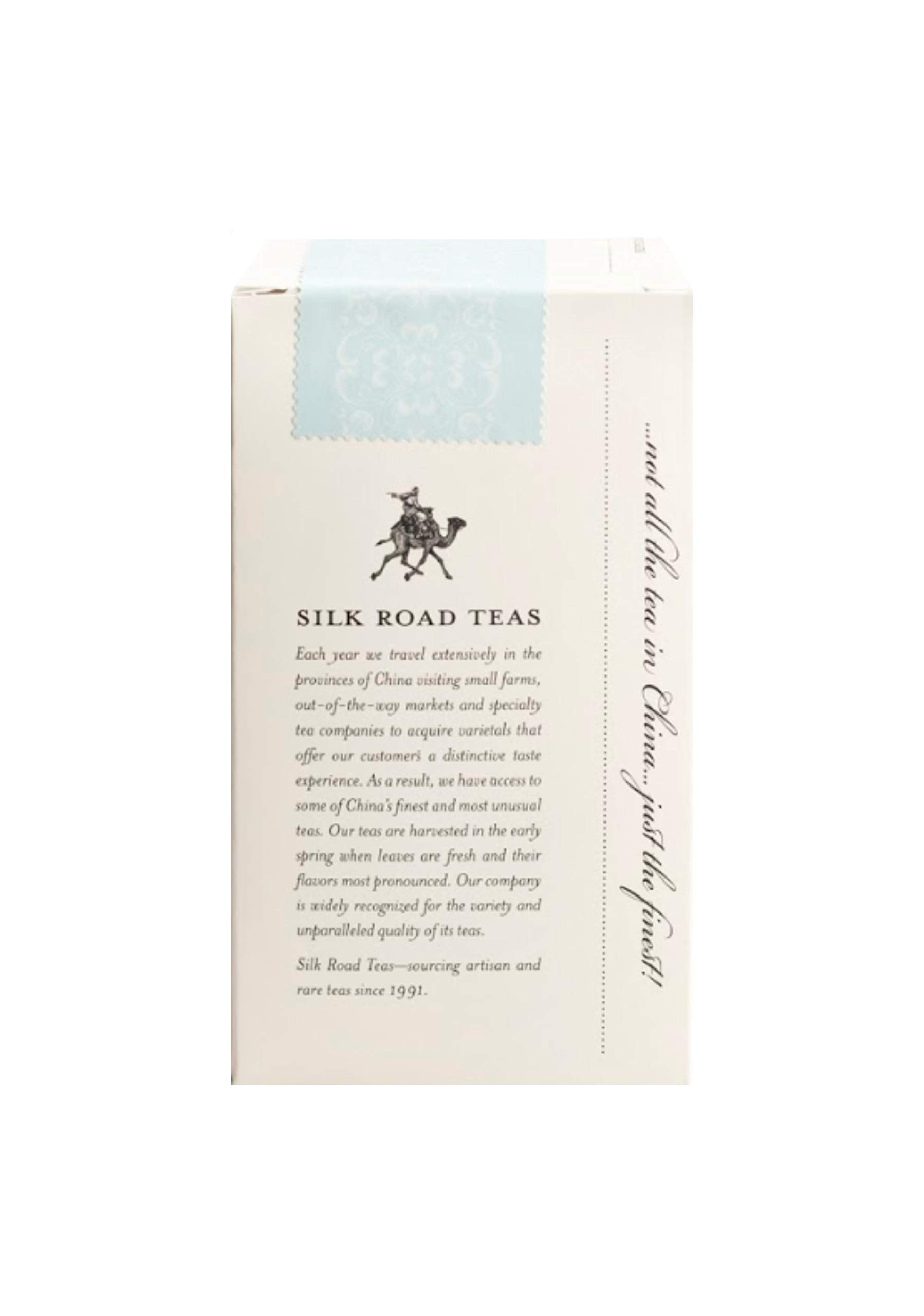 Silk Road Teas, Organic Peppermint Leaf Tea, Herbal Tea, Non-Caffeinated, Fresh & Cool Flavor, 15 Tea Bags