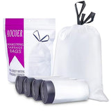 AOCOER Drawstring Garbage Bags 4 Gallon 144 count