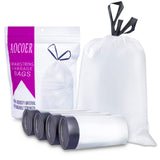 AOCOER Drawstring Garbage Bags 4 Gallon 144 count