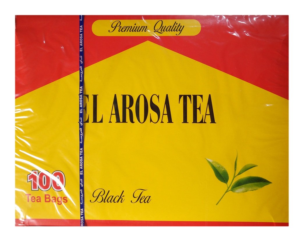 Egypt El Arosa Kenyan Black Dust Tea Bags Envelope Natural Daily Healthy Tea Cup (100 Tea Bags)