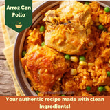 Healthy Rican Sofrito Sazon Adobo Spices in a Resealable Pouch Clean Seasoning Mixes No MSG Preservatives Artificial Flavors No Red 40 Food Coloring