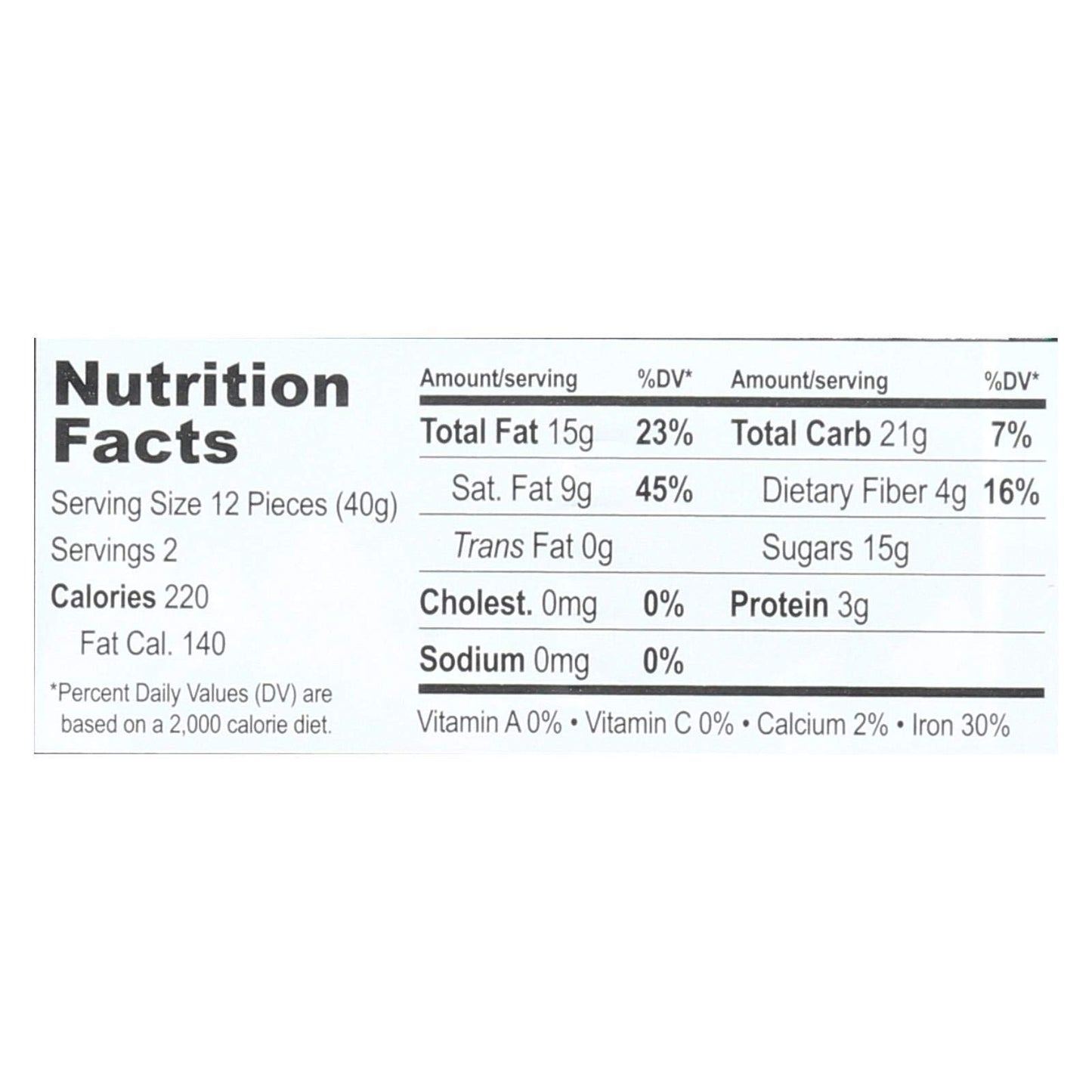Equal Exchange Organic Mint Crunch Dark Chocolate Bar, 2.8 Ounce -- 12 per case.