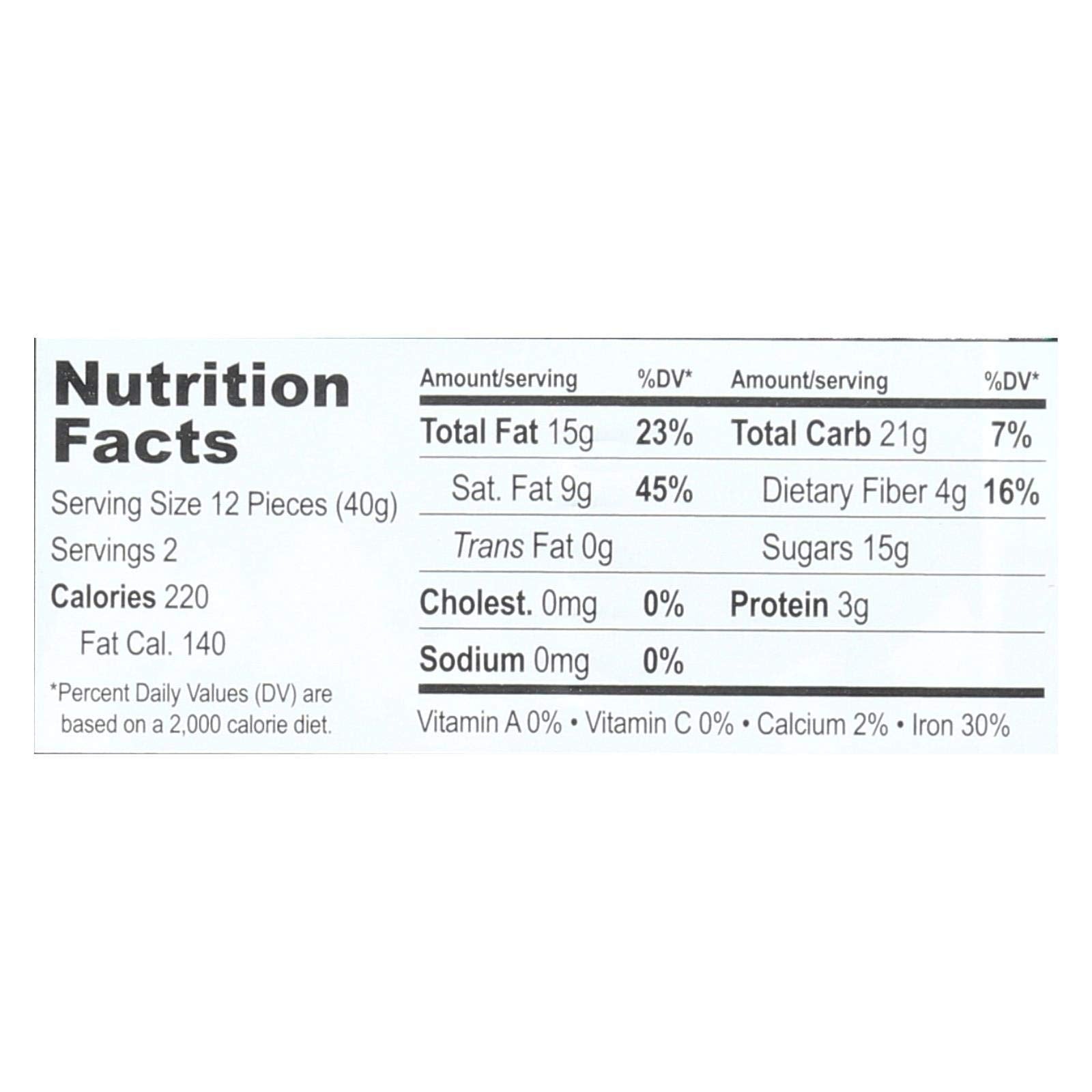 Equal Exchange Organic Mint Crunch Dark Chocolate Bar, 2.8 Ounce -- 12 per case.