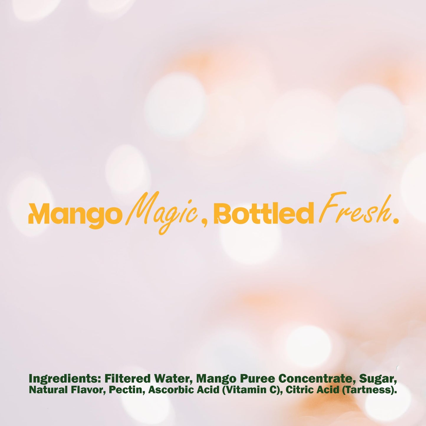 Sunberry Farms Mango Nectar, 64 fl oz Bottle | Exotic Tropical Juice Drink | Non-GMO, No High Fructose Corn Syrup | Refreshing Mango Beverage