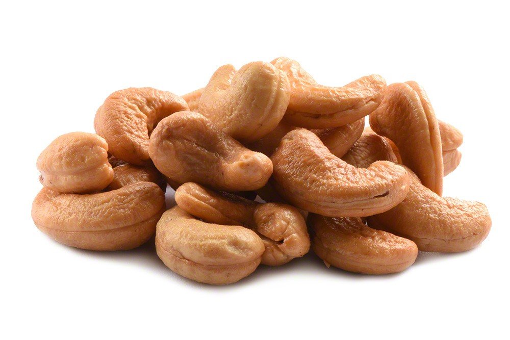Roasted Unsalted Cashews Jumbo 240 in Bulk, 10lb Case - Unsalted Cashews Bulk, Jumbo Cashews