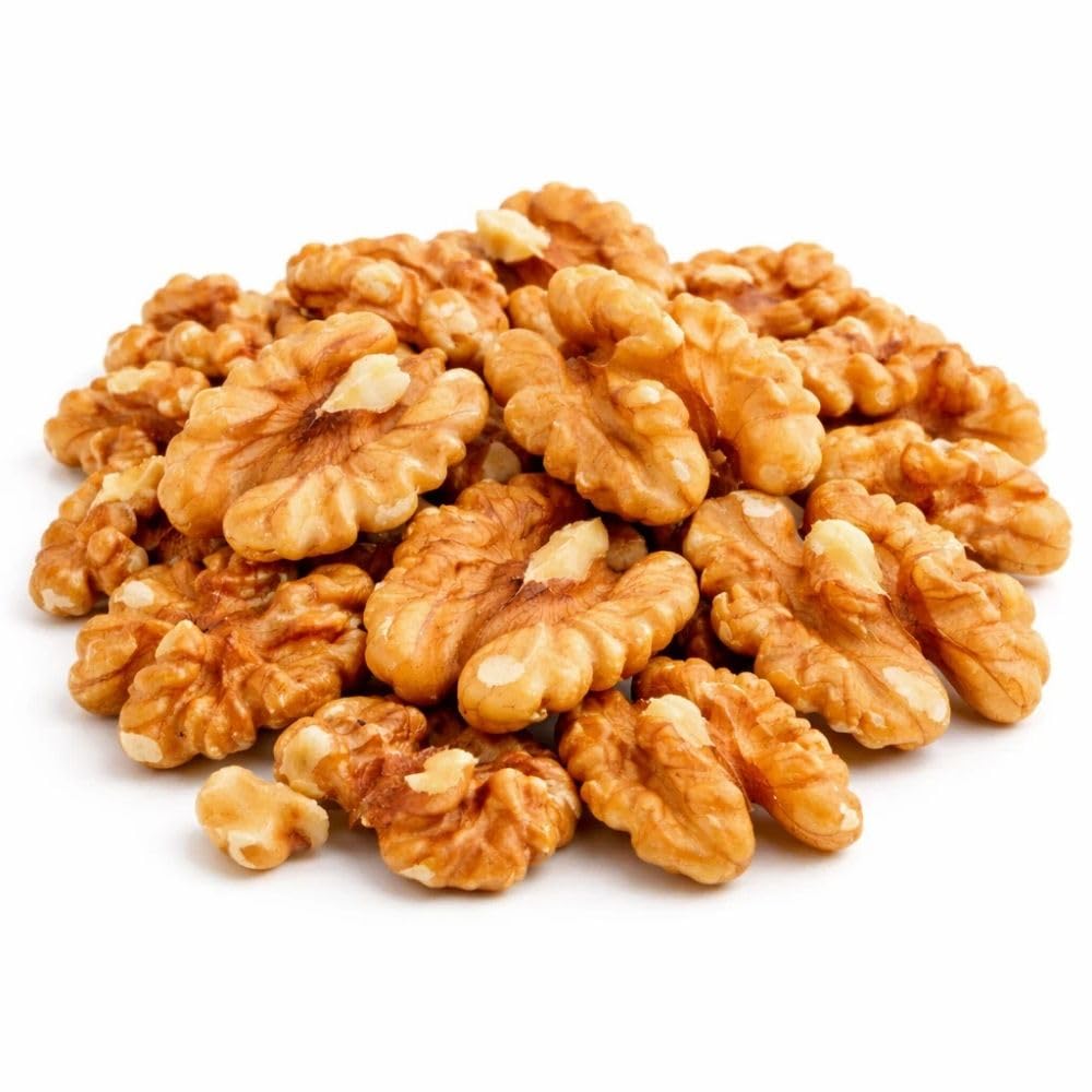 Raw Walnuts Halves & Pieces - for Baking, Cooking & Toppings, 5 lb (Approx. 1,500 Pieces)