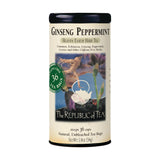 The Republic of Tea Ginseng Peppermint Herbal Tea, 36 Tea Bag Tin