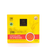 Ceylonzon Supreme Premium Ceylon Tea comes with 100 Ceylon tea bags 4 Wrapped in Pouch offering Bold, Crisp, Full-Bodied Flavor, Luxurious Aroma