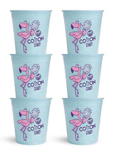 Fun Sweets Blue Cotton Candy 6-Pack - Blue Raspberry Flavor (1.5 oz Tubs) - Bulk Cotton Candy for CandyBuffets, Parties & Gender Reveals