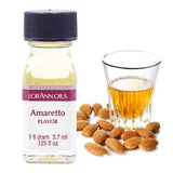 LorAnn Amaretto SS Flavor, 1 dram bottle (.0125 fl oz - 3.7ml - 1 teaspoon)