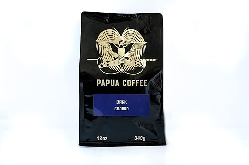 Papua Ground Dark Roast Coffee (12oz)