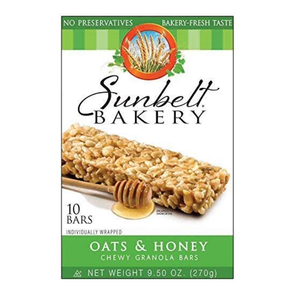 Sunbelt Variety Pack | Granola Chewy Bars | Fudge Dipped Chocolate Chip | Peanut Butter Chocolate Chip | Chocolate Chip | Oats and Honey