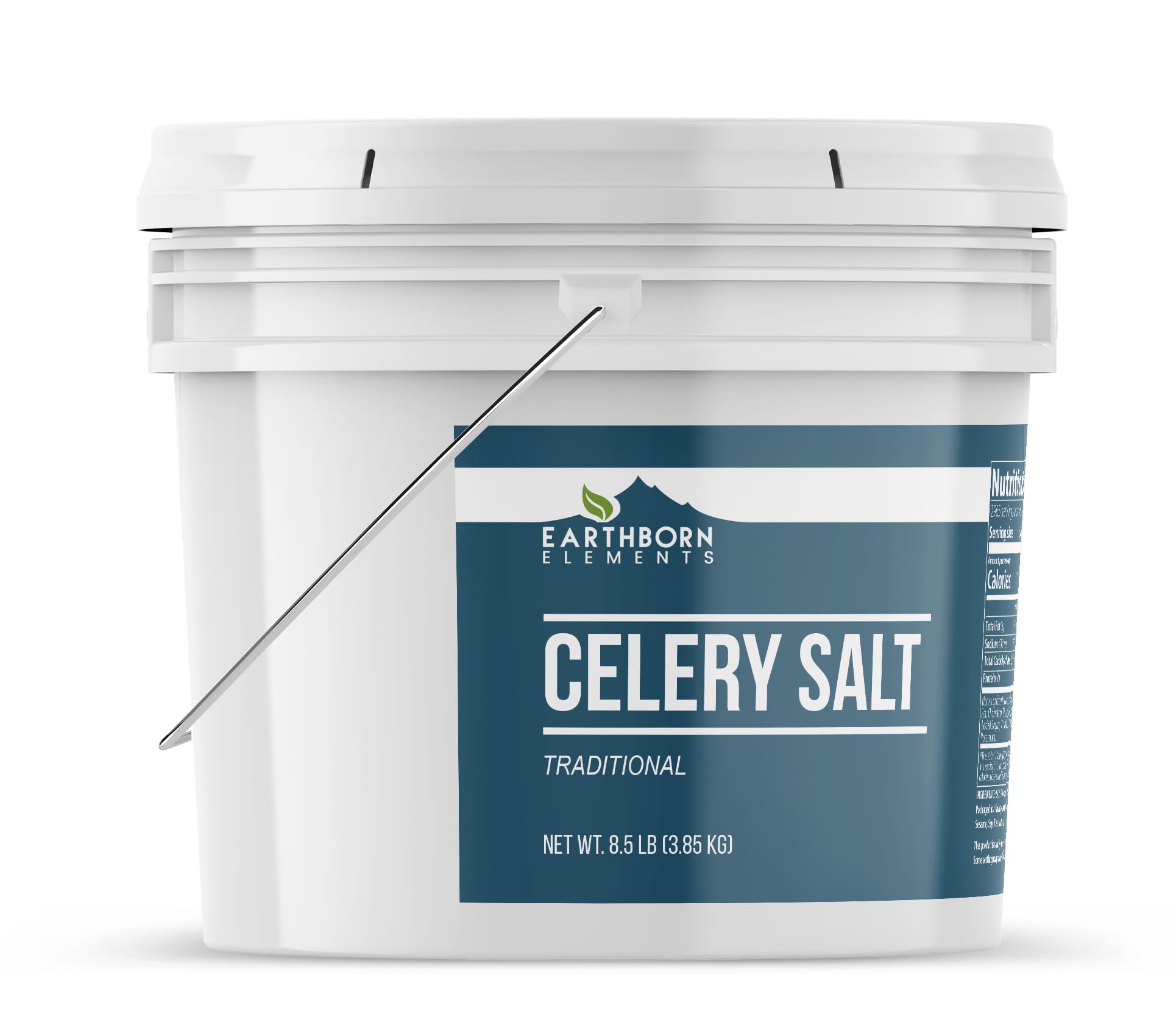 Earthborn Elements Celery Salt 1 Gallon Bucket, Bold & Fresh, Traditional Seasoning