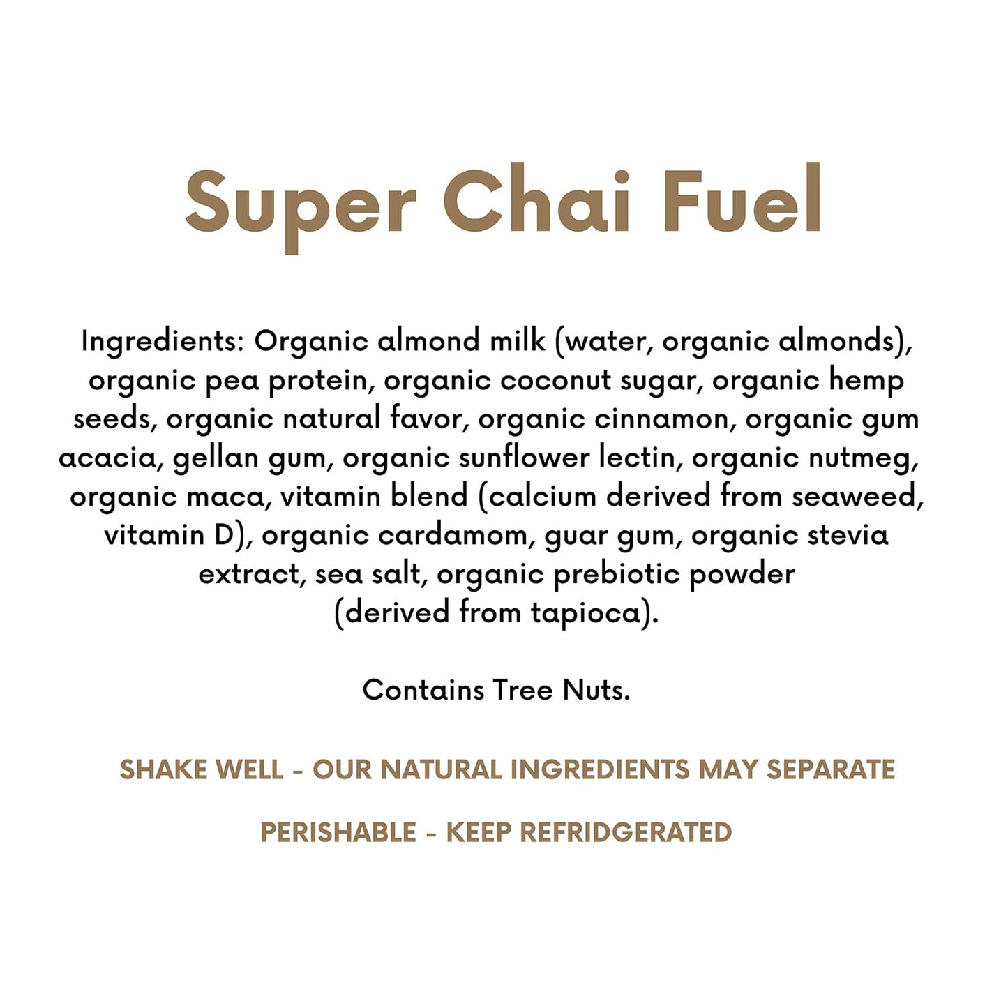 Remedy Organics Protein | Super Chai Fuel | Plant Based Protein Shakes, Ready To Drink | USDA Organic, Gluten Free, Dairy Free, Soy Free
