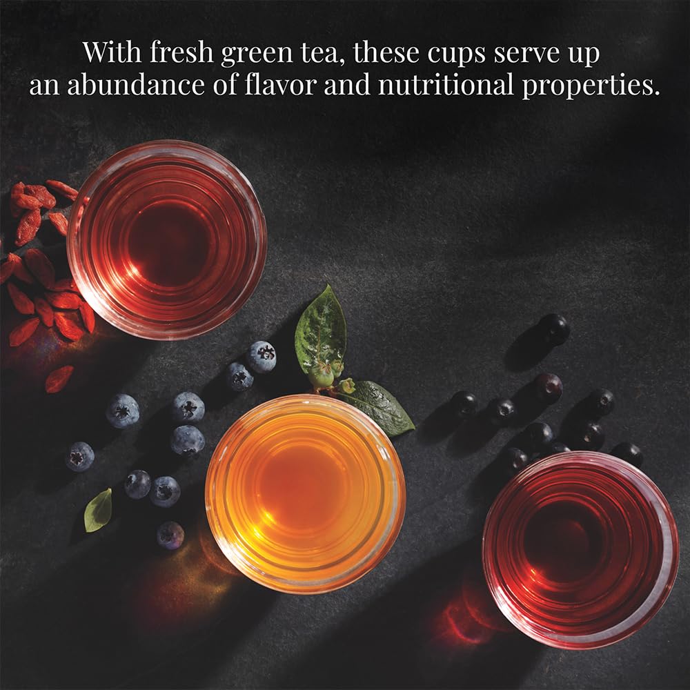 The Republic of Tea Goji Berry Green Superfruit Tea, Tea Bag Tin, 50 Count