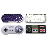SNES, NES Nintnendo Controller Tin Candy and Mints (2 Pack) Wild Berry and Peppermint Flavor Gift Stuffer with 2 GosuToys Stickers