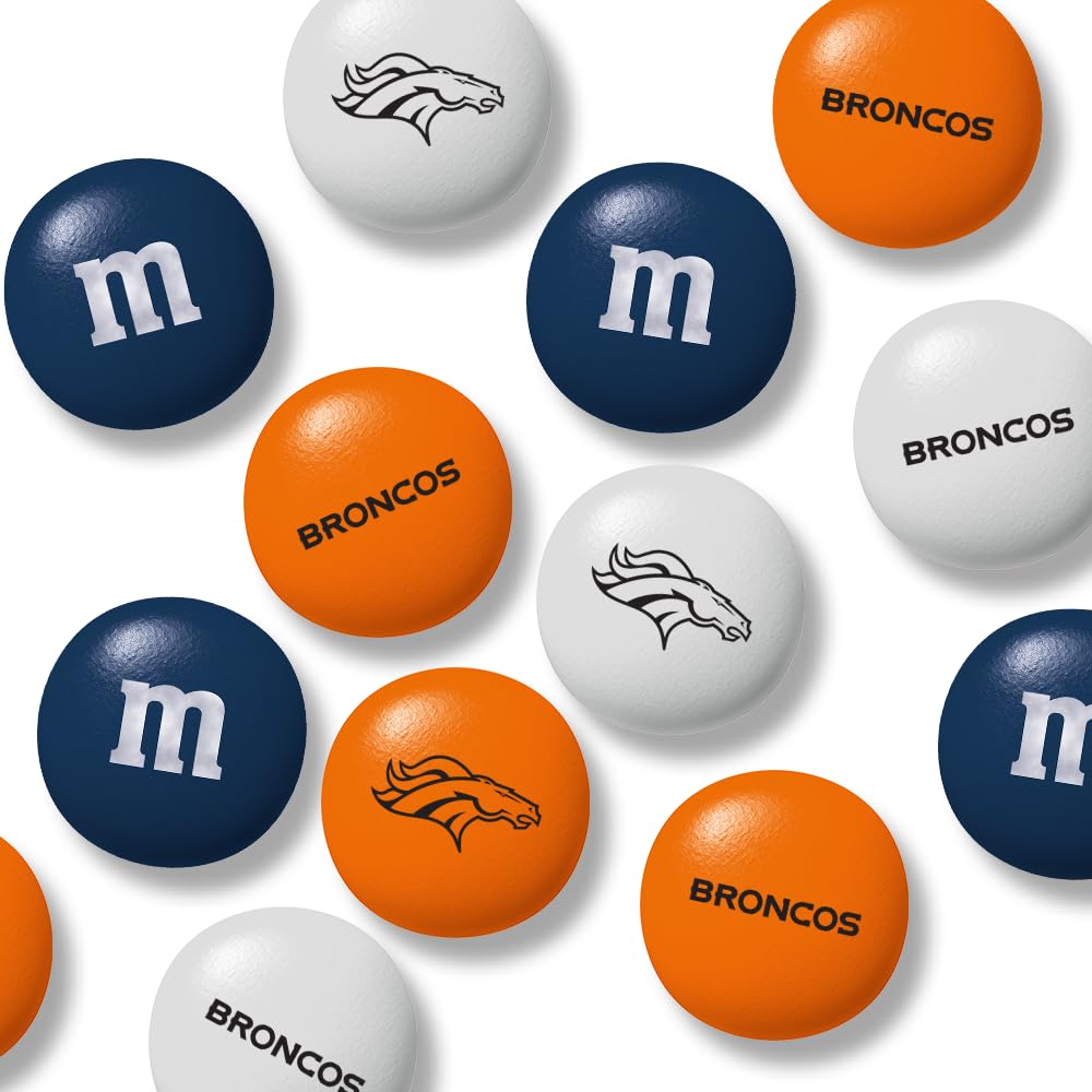 M&M'S NFL Denver Broncos Milk Chocolate, 2 lb Bulk Bag
