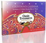 Gourmet Dubai Chocolate Advent Calendar by Oasis Treasures - 24-Day Countdown, 7 Assorted Gourmet Chocolate Flavors, Holiday Gift, 240g