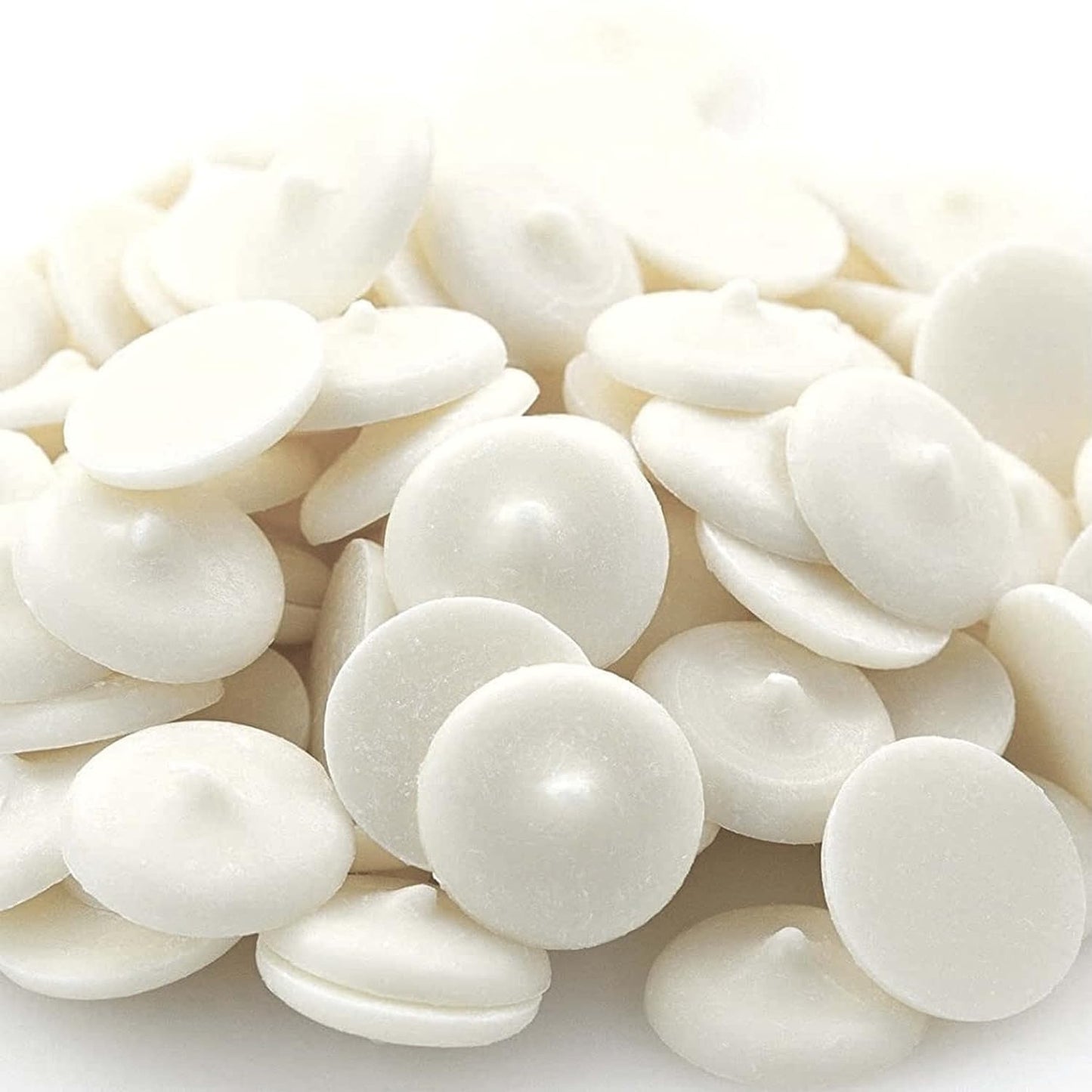 Merckens Chocolate Melting Wafers Bulk Bag Perfect For Dipping, Deserts, Baking And More (45 Pound) (Super White)