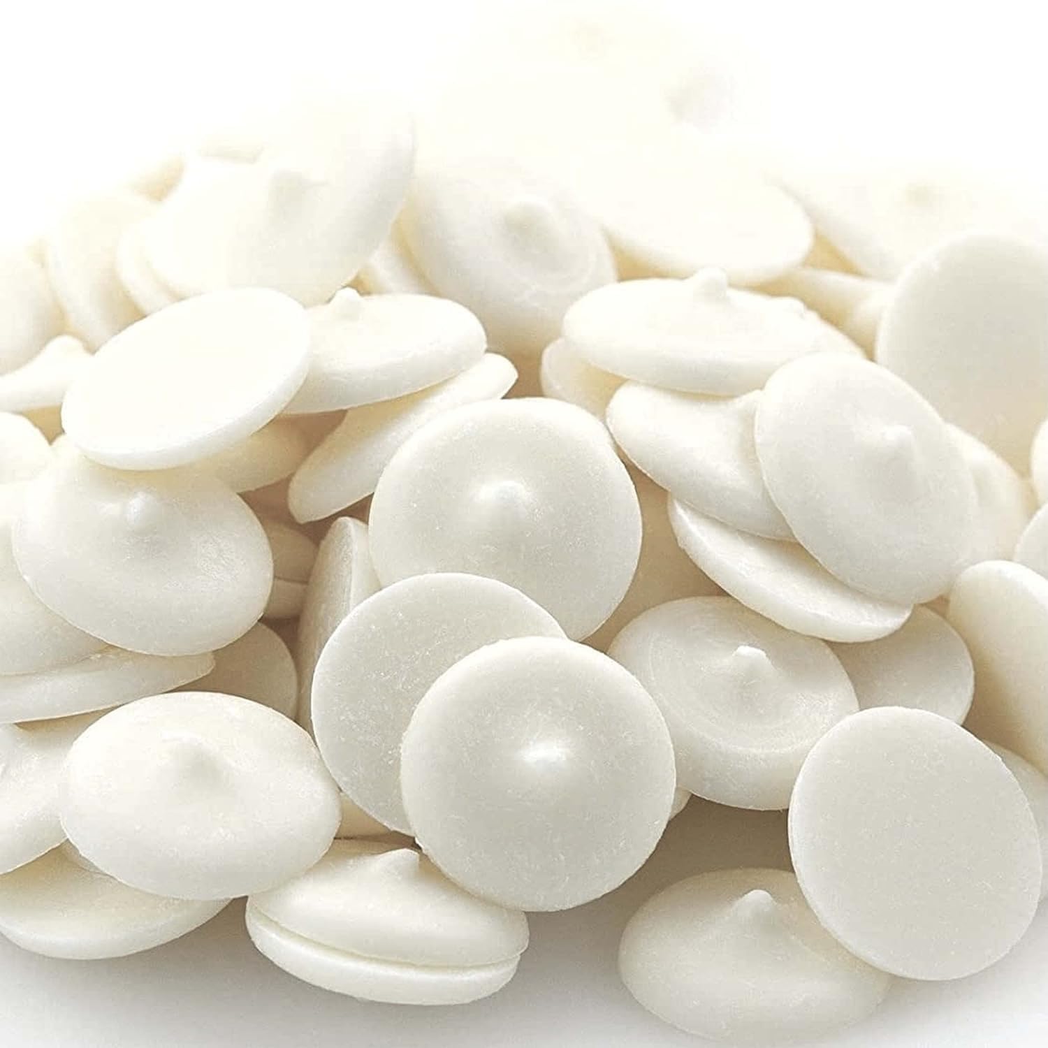 Merckens Chocolate Melting Wafers Bulk Bag Perfect For Dipping, Deserts, Baking And More (45 Pound) (Super White)