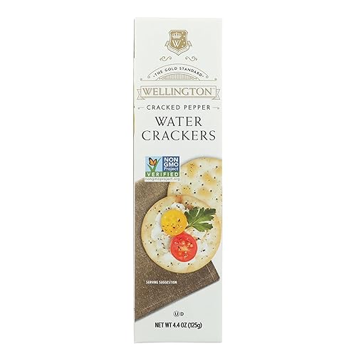 Wellington Cracker Water Cracked Pepper, 4.40 oz