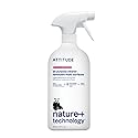 ATTITUDE All Purpose Cleaner Spray, EWG Verified, Vegan, Made with 94% Plant-Based Ingredients, Streak-Free for Kitchen, Bathroom, Glass & More