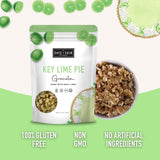 Safe + Fair Key Lime Pie Granola - Gluten-Free, Dairy-Free & Vegan Snack - Allergen-Free, Non-GMO, and No Artificial Ingredients - 12oz