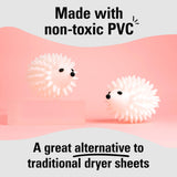 Kikkerland Set of Two Reusable Dryer Buddies for Laundry - Fabric Softener Dryer Balls - Control Static, Remove Wrinkles, Dry Clothes Faster