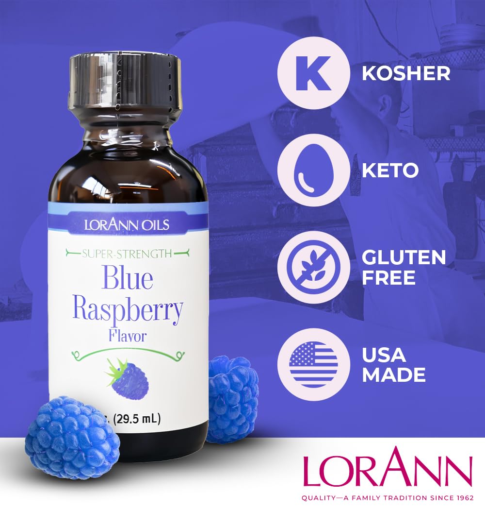 LorAnn Oils Super Strength Flavoring - Used For Candy Making, Flavoring Extracts, Baking, Hard Candy, and Flavor Oils - Bold, Natural Flavors 4X