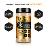 Cinnamon Honey Butter Seasoning | 10oz Master Edition by Feast Mode Flavors | Low Sodium | Low Calorie | Zero Artificial Fillers Binders or Dyes |