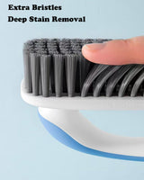 Scrub Brush for Stains-2 Pack Fabric Cleaning Brush,Laundry Stain Remover Brush,Clothes Scrub Brushes Cleaner Soft Bristle Scrubbing Brushes Household
