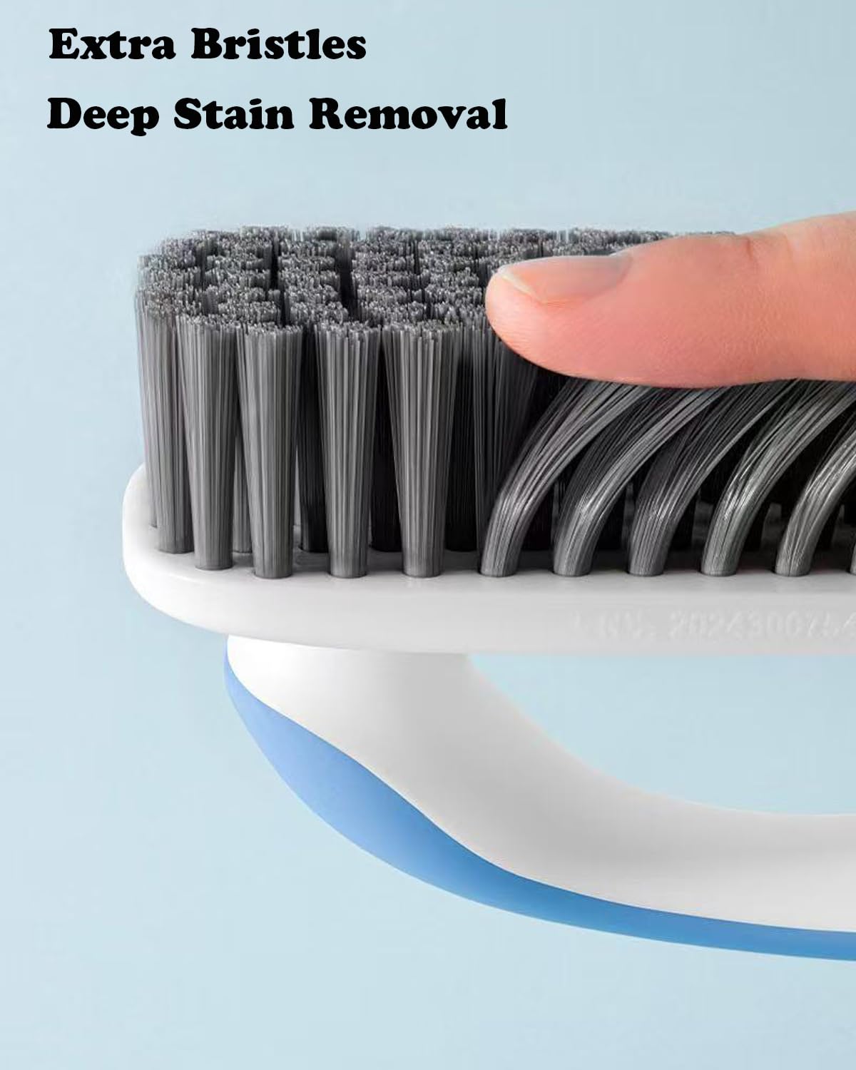 Scrub Brush for Stains-2 Pack Fabric Cleaning Brush,Laundry Stain Remover Brush,Clothes Scrub Brushes Cleaner Soft Bristle Scrubbing Brushes Household