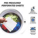 Laundry Detergent Sheets 3 Pack Up to 180 Loads, Fresh Linen - Great For Travel, Apartments, Dorms, No Plastic, Sustainable, Biodegradable-New