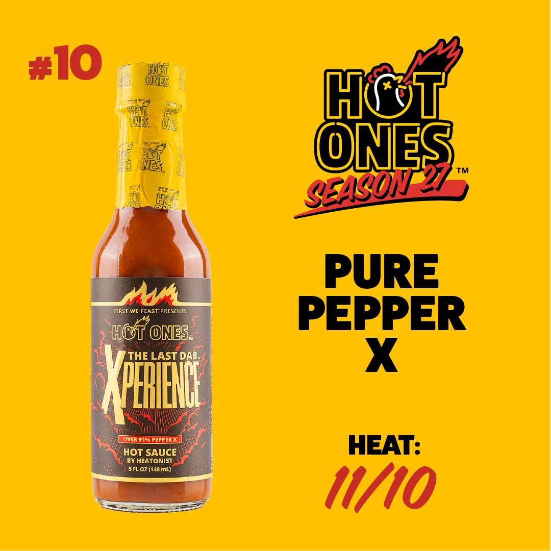 Hot Ones Hot Sauce Challenge Set - Season 27 Trio - Hot Sauces Gift Set - Variety Pack - Made with Natural Ingredients - Unique Small Batch Sampler