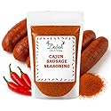 Dobesh Cajun Sausage Seasoning Mix with Cure, Authentic Louisiana Style Spice Blend for Homemade Smoked Sausage and Andouille, Great for Pork, Beef