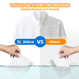 BellaLuce Laundry Detergent Sheets - Laundry Sheets, 400 Loads, Eco-Friendly, Plastic-Free, Fresh Linen Scent, Space Saving, Fast Dissolve