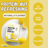 Protein Fruit Drink Mix, 15g Clear Protein, Low Sugar, Collagen + Prebiotics, No Artificial Colors or Dyes, Refreshing by Wholesome Provisions (Pack