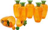 The Dreidel Company Fillable Easter Carrots Containers, Bright Orange Plastic Carrot, Perfect for Easter Hunt, Surprise 5.5" Inch Carrots (288-Pack)