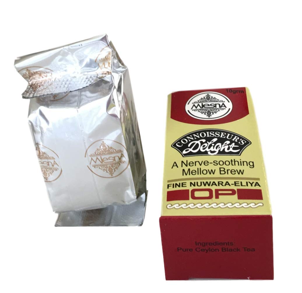 Mlesna Pure Ceylon Tea Taster's Choice Loose Tea Mini Collection - 5 Assorted Black and Green Tea Gift Box