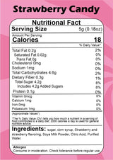 SMIBZE Natural Strawberry Candy 100 GM (Pack of 1) SMIBZE