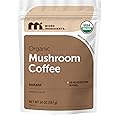 Organic Instant Mushroom Coffee, 14 oz | Medium Roast Arabica | 10-Mushroom Blend with Lion’s Mane, Reishi, Chaga, & More | Certified Organic |