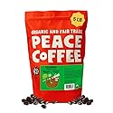 Peace Coffee Colombia Single Origin Medium Roast Whole Bean Coffee, 5 lb, Organic Fair Trade, Crisp, Mild Flavor, Shade Grown, Fresh Roasted