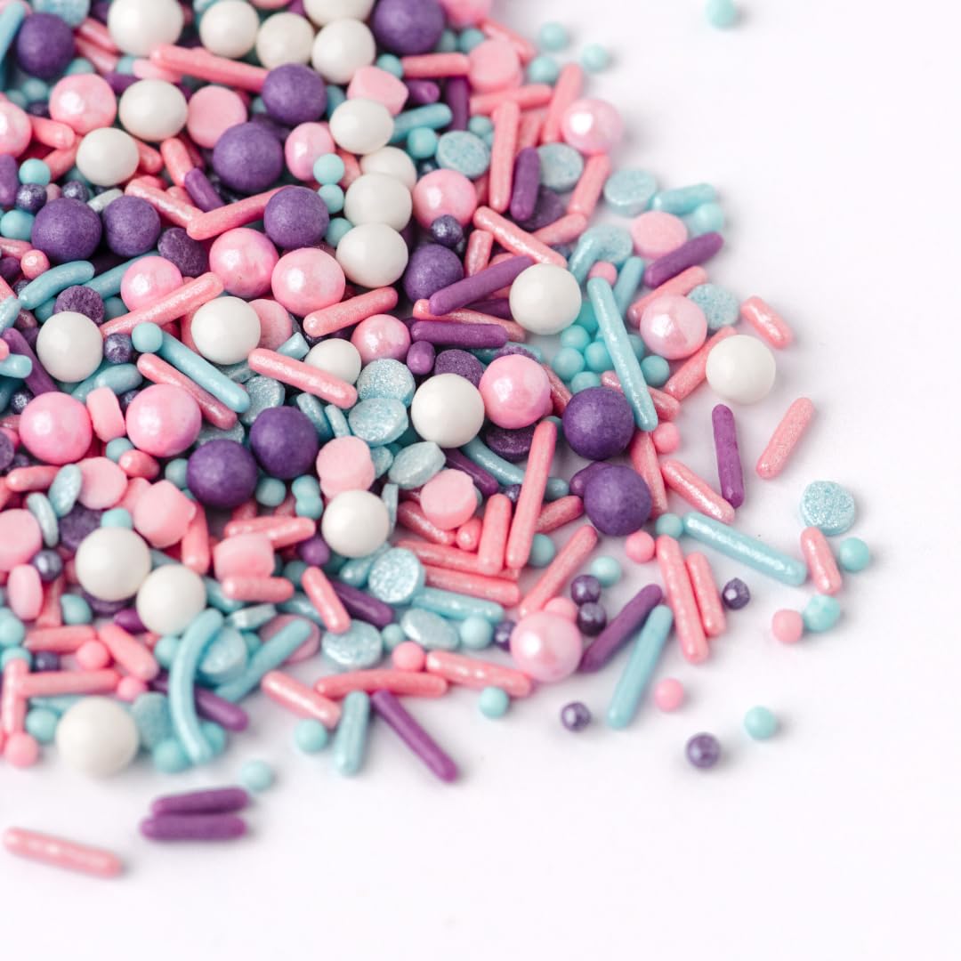 Sweets Indeed Sprinkles, Cupcake Edible Sprinkle Mix, Perfect for Cake Decorations, Baking, Ice Cream, Cookies, Cupcake Topper