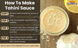 Rani Sesame Tahini 16oz (454g) ~ Glass Jar, No added sugar, Vegan ~ Gluten Free | NON-GMO | No Colors | USA Made