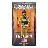 Black Rifle Coffee Company Five Alarm, 12oz Bag, Ground Coffee Medium Roast - Roasted Blend Made from Arabica Beans - Colombian & Brazilian Beans