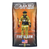 Black Rifle Coffee Company Five Alarm, 12oz Bag, Ground Coffee Medium Roast - Roasted Blend Made from Arabica Beans - Colombian & Brazilian Beans