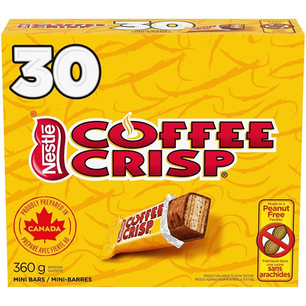 Nestle Coffin Crisp Coffee Crisp 30x12g Snack Size Bars - Imported From Canada - SET 2