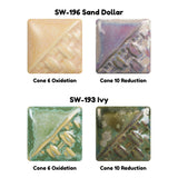 Mayco Stoneware Glazes 6-Pint Kit #4 (SWUAK4), 6 Assorted Colors
